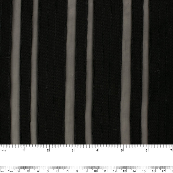 Fancy sample - Stripes - Black