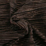 PARTY GLAM Pleated Foilknit - Copper