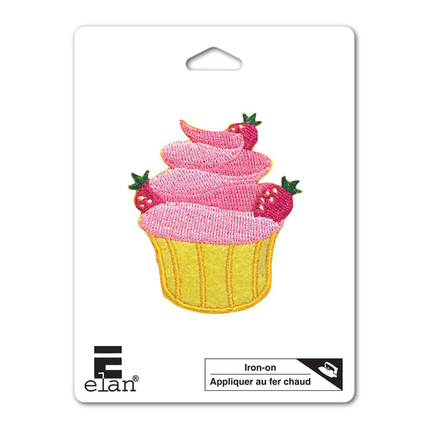 ELAN Motif - Petit gâteau rose - 60mm