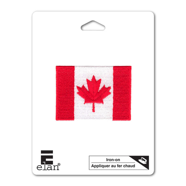 ELAN Motif - Canadian Flag - Small - 47mm -1 pcs