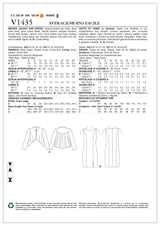 V1435 - Misses' Jacket and Dress (size: 6-8-10-12-14)