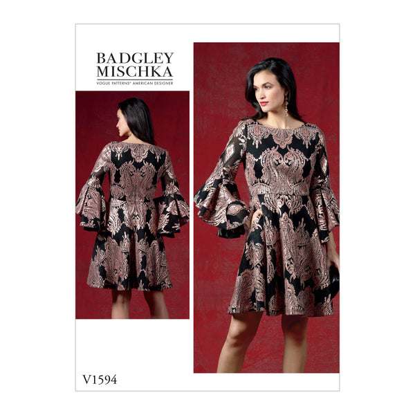  Vogue Patterns Bootcut Pant, 6-8-10-12-14, Red : Arts