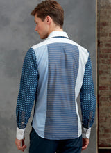 V1599 Men's Shirt  (size: 34-36-38-40)