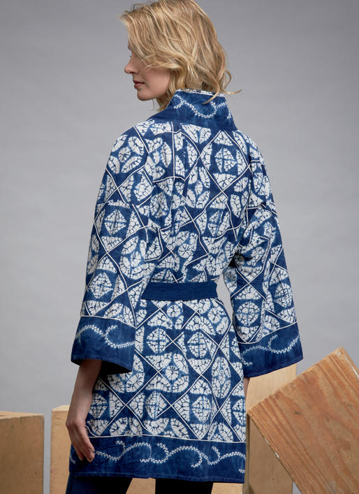 V1610 Misses' Kimono and Belts (size: A-B-C-D-E-F-G-H-I-J)