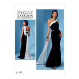 V1616 Misses'/Misses' Petite Dress (size: 14-16-18-20-22)