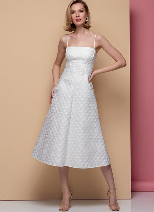 V1626 Misses'/Misses' Petite Special Occasion Dress (size: 4-6-8-10-12)