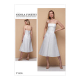 V1626 Misses'/Misses' Petite Special Occasion Dress (size: 12-14-16-18-20)