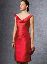 V1655 Misses' Special Occasion Dress (size: 14-16-18-20-22)