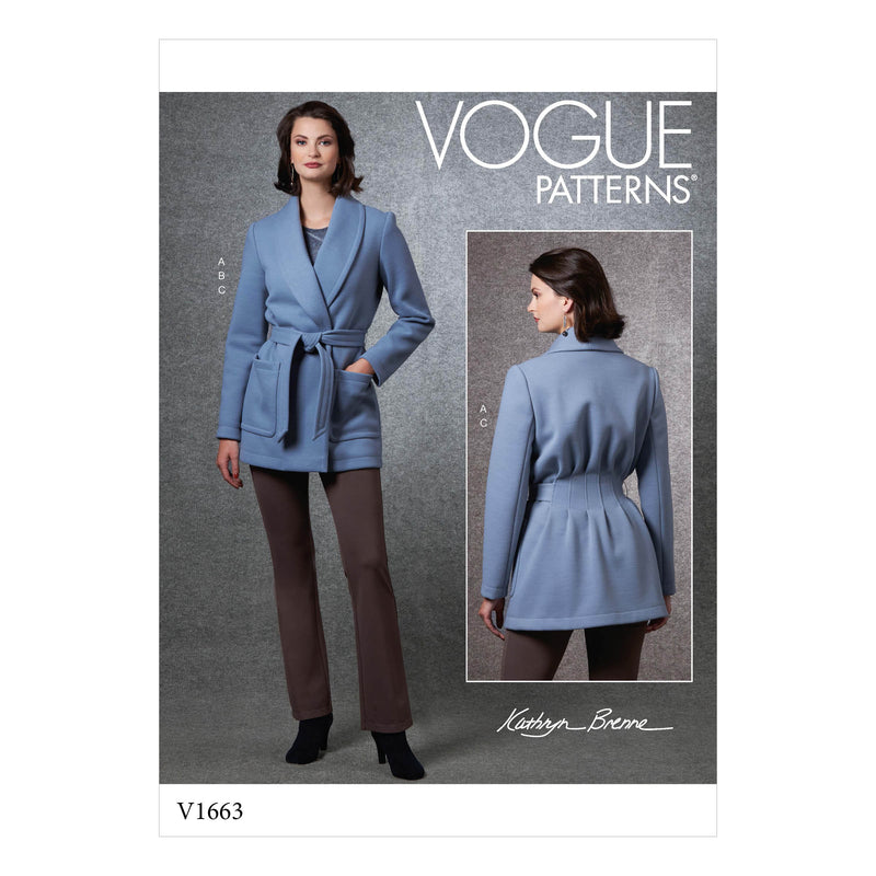 V1663 Veste, haut et pantalon pour Jeune Femme (grandeur: G-TG-TTG)