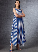 V1691 Misses' Dress (size: S-M-L-XL-XXL)