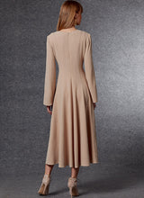 V1724 Misses' Dress (size: 8-10-12-14-16)