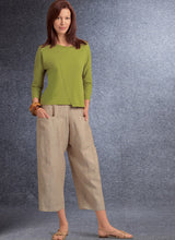 V1731 Jupe avec poche creux et Pantalons Jeune Femme (grandeur: 6-8-10-13)