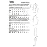 V1773 Misses' Jacket & Dress