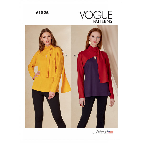 V1825 Misses' and Misses' Petite Top