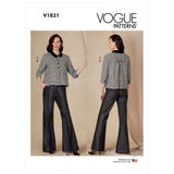 V1831 Petite Veste et Pantalon Femme et Femme (8-10-12-14-16)