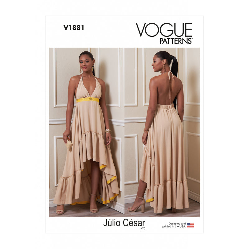V1881 Misses' Dress by Júlio César (L-XL-XXL)