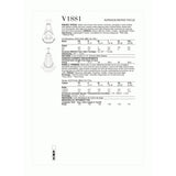 V1881 Misses' Dress by Júlio César (L-XL-XXL)