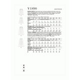V1890 Jupes pour femme (16-18-20-22-24)