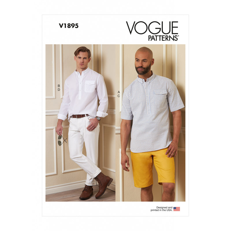 V1895 Chemises, shorts et pantalons pour hommes (34-36-38-40)