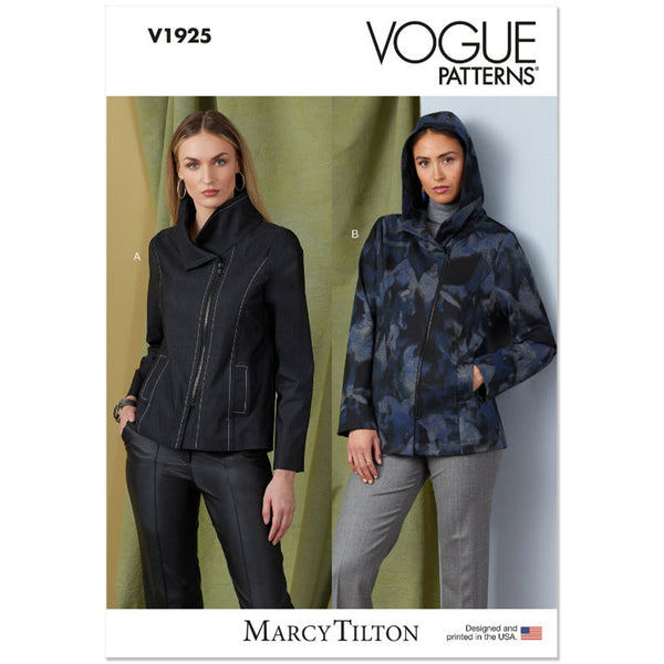 V1925 Misses' Jacket in Two Lengths by Marcy Tilton (16-18-20-22-24)