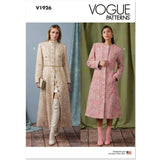 V1926 Misses' Coat in Two Lengths with Collar Variations (18-20-22-24-26)