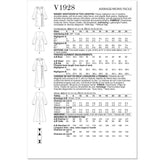 V1928 Chemise de nuit pour femme (6-8-10-12-14)