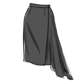 V8956 Misses' Skirt - Misses