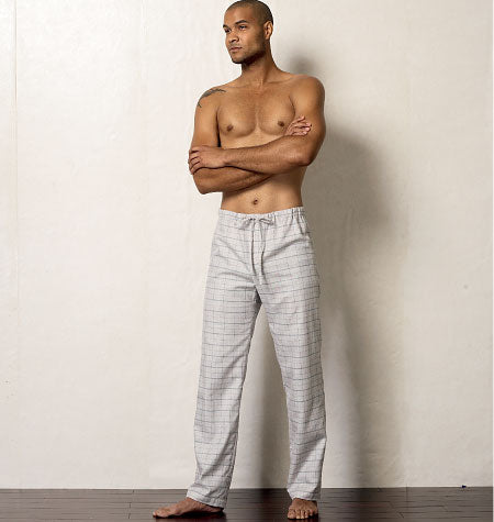 V8964 Men's Robe, Top, Shorts and Pants - Mens (Size: MXX (40-42-44-46))