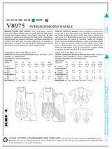 V8975 Misses' Dress and Jacket - Misses