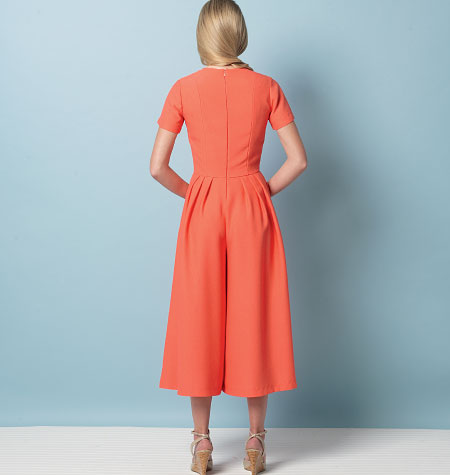V9075 - Misses'/Misses' Petite Dress and Jumpsuit (size: 6-8-10-12-14)