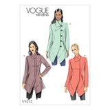 V9212 Misses' Seamed and Collared Jackets