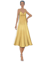 V9278 Misses' Slip-Style Dress with Back Zipper (size: 14-16-18-20-22)