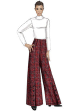 V9282 Misses' High-Waisted Pants with Button Detail (size: All Sizes in One Envelope)