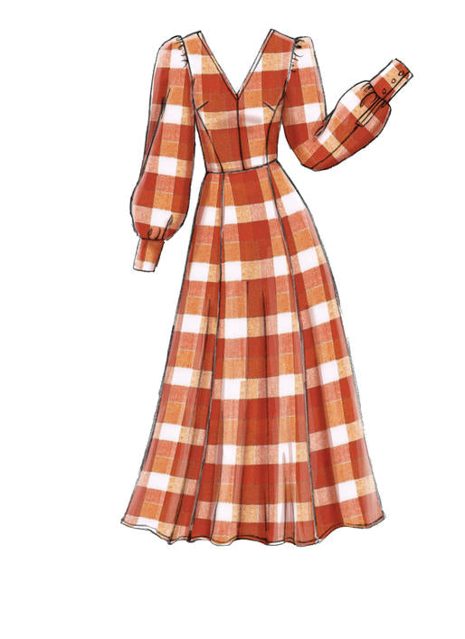 V9328 Robes pour Jeune Femme (grandeur: 6-8-10-12-14)
