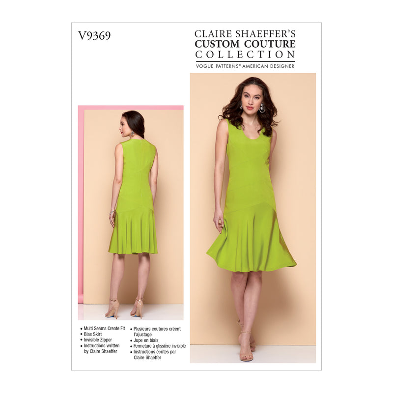 V9369 Misses' Dress (size: 14-16-18-20-22)