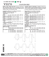 V9370 Misses' Tunic, Dress and Belt (size: 14-16-18-20-22)