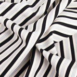 ARISTOCRAT Stretch Polyester - Stripes - Grey