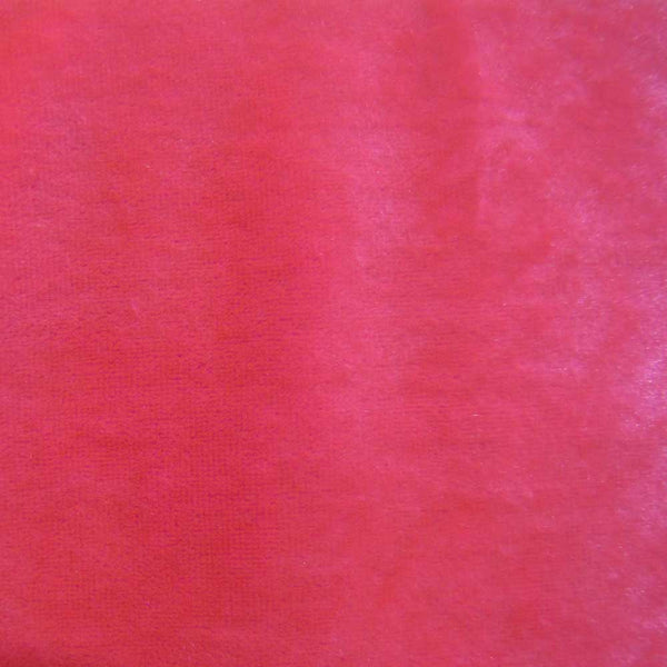 Neon Pink 4-way Stretch Velvet