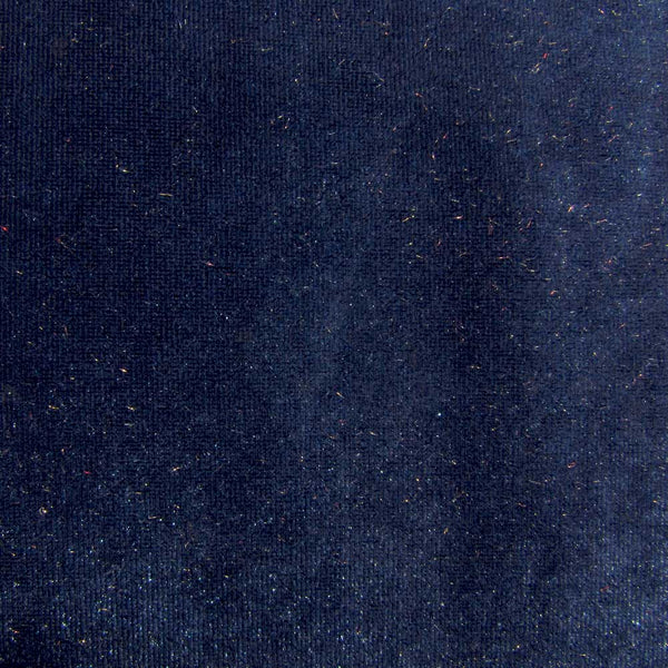 6 x 6 Fashion Fabric Swatch - Stretch Velvet 4-Way - Navy