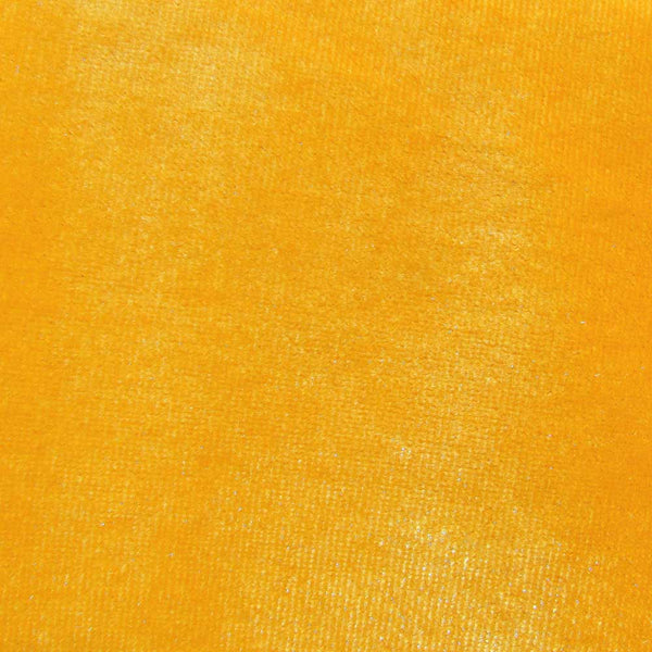 6 x 6 Fashion Fabric Swatch - Stretch Velvet 4-Way - Orange