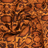Feline polyester - Snake - Orange