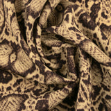Feline polyester - Snake - Brown
