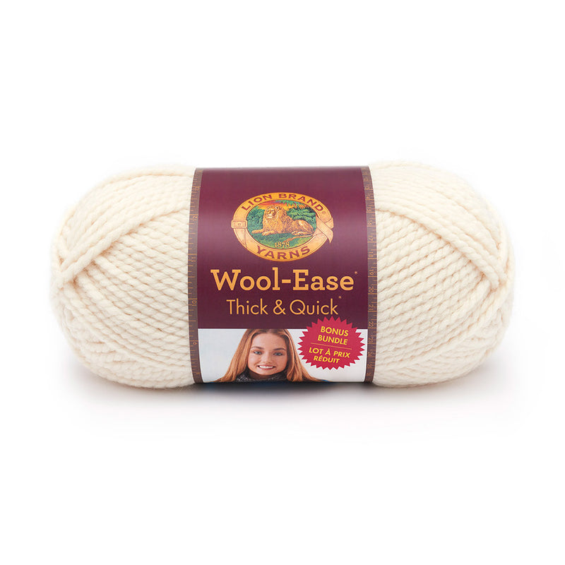 Lion Brand Wool-Ease Thick & Quick Bonus Bundle - Eggplant – Fabricville