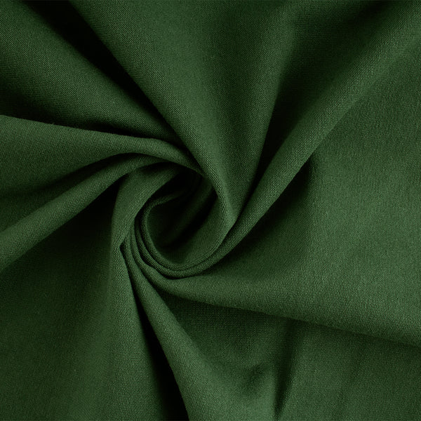 IMA-GINE - Tricot uni coton spandex - Vert forêt