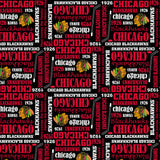Blackhawks de Chicago - Coton imprimé LNH - 1926