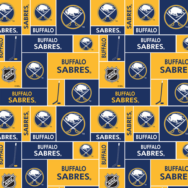 Buffalo Sabres - NHL Cotton Print - Patchwork