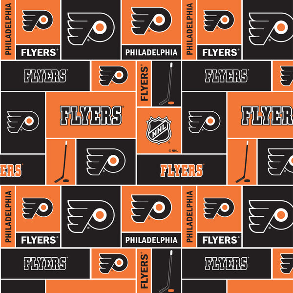 Philadelphia Flyers - NHL Cotton Print - Patchwork