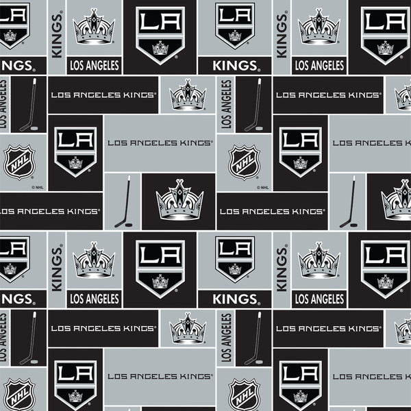 Los Angeles Kings - NHL Cotton Print - Patchwork