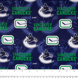 Vancouver Canucks (1VAN) - NHL cotton print - Logo - Blue