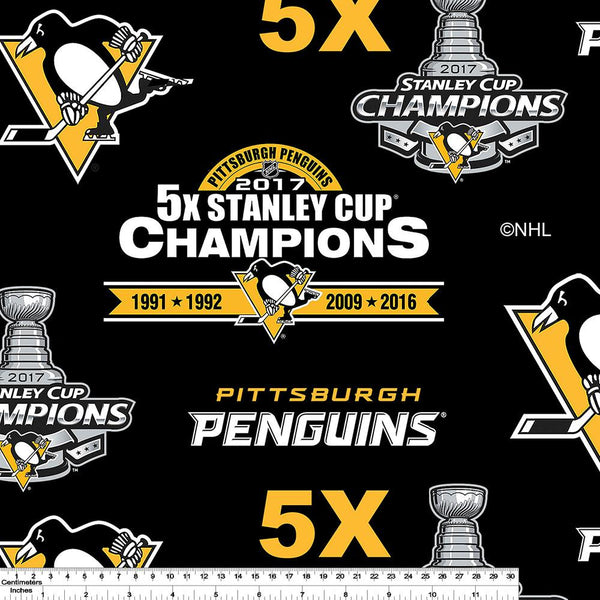 Pittsburgh Penguins - NHL Fleece Print - Logo
